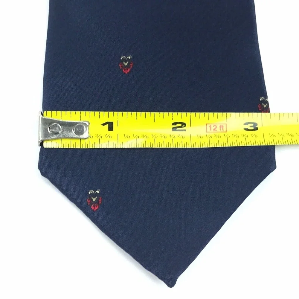 Lanvin Paris Men's Tie 100% Silk Made In Italy Blue Elegant Luxury Necktie 56